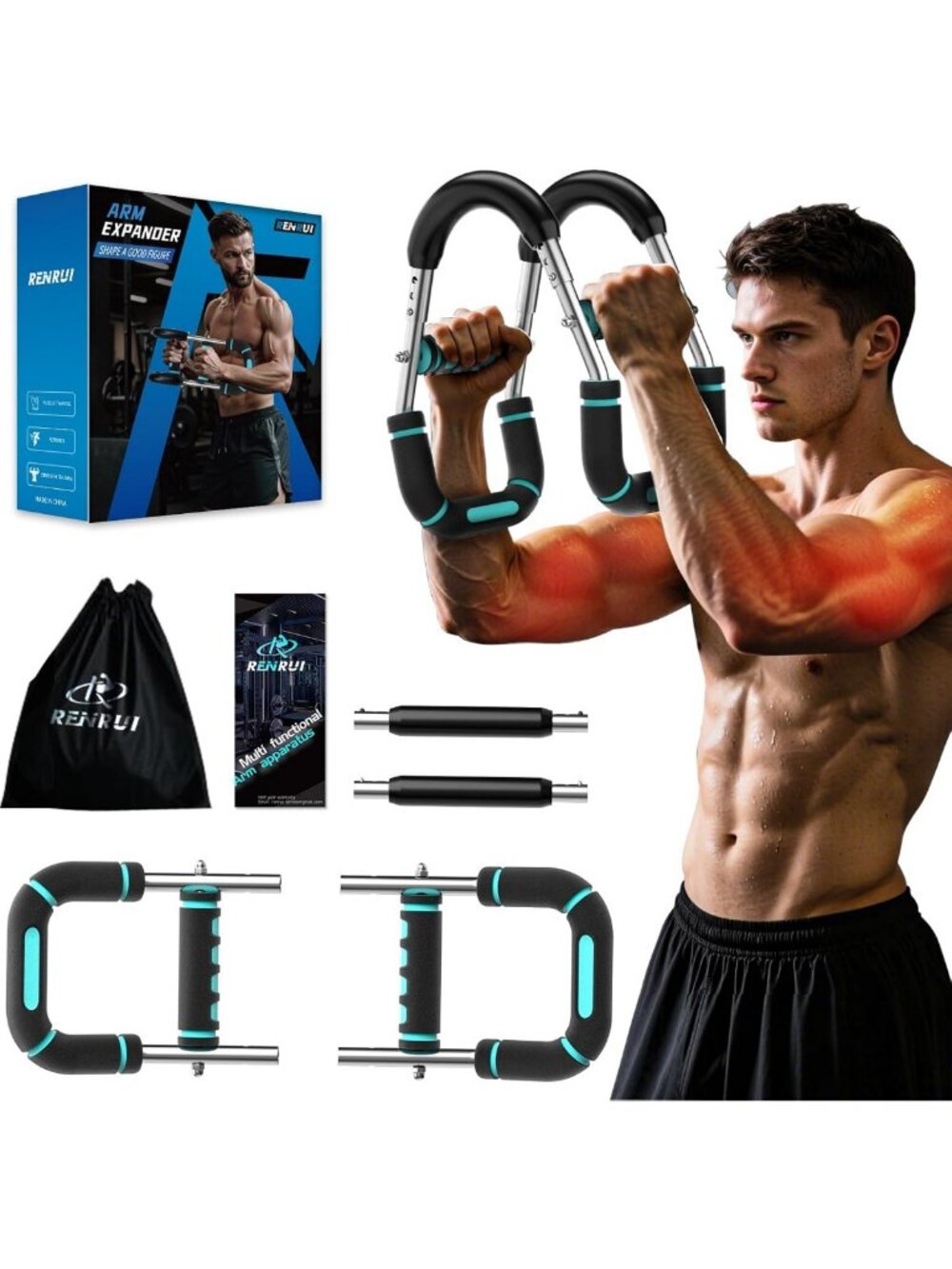 Twister Arm Trainer & Chest Workout Equipment for Strength & Toning